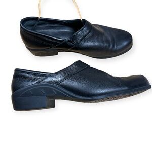 Ariat Women’s Black Leather Equestrian Santa Cruz Sport Slip On Clog Size 11B